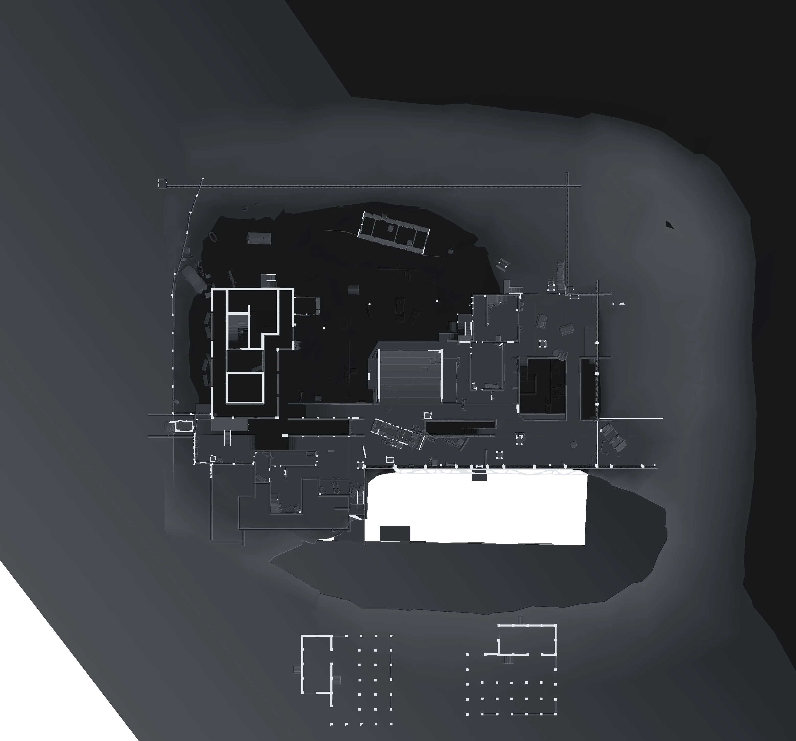 Powergun CQB ground floor top-down plan