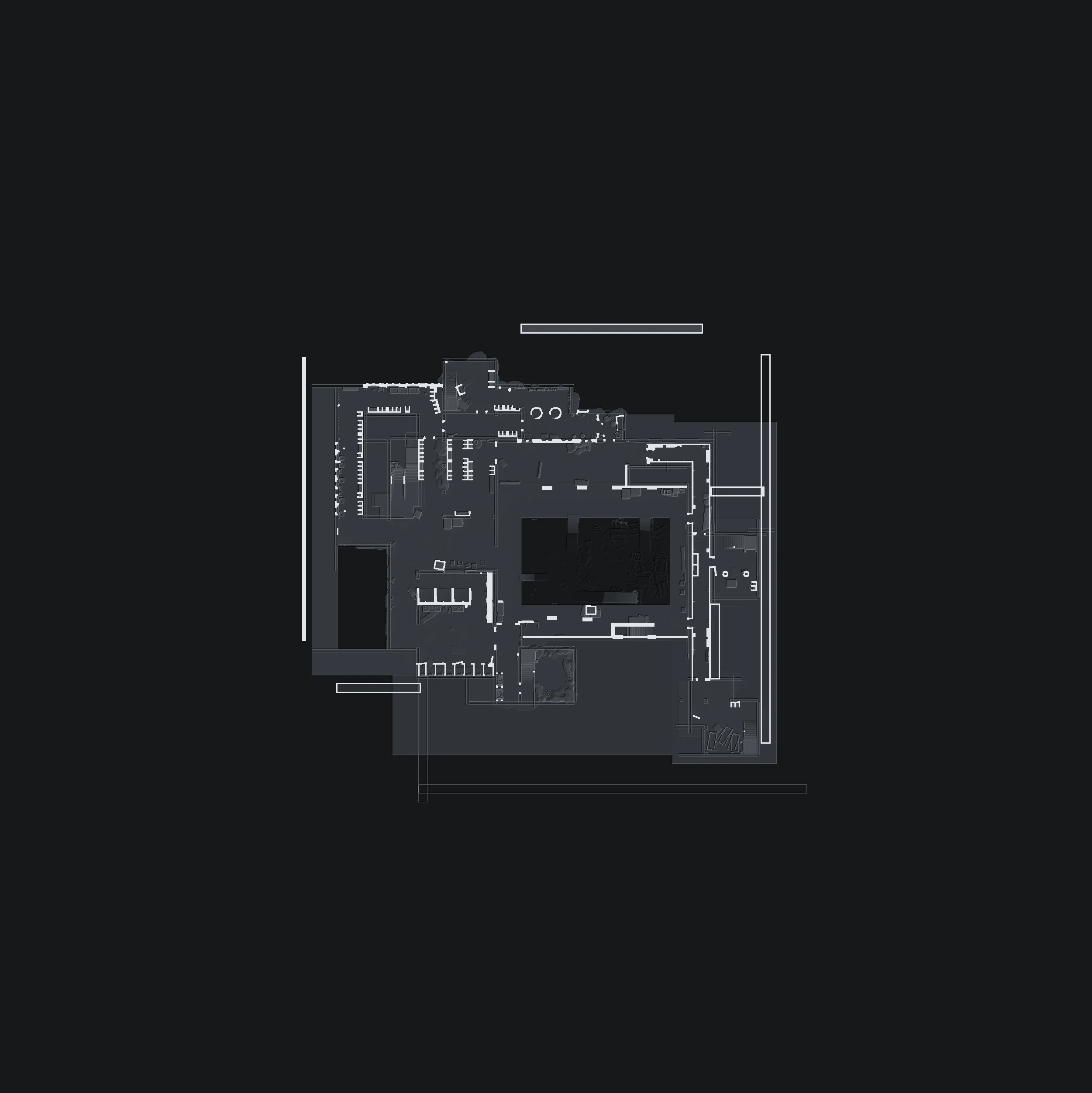 Public Pool lower level top-down plan
