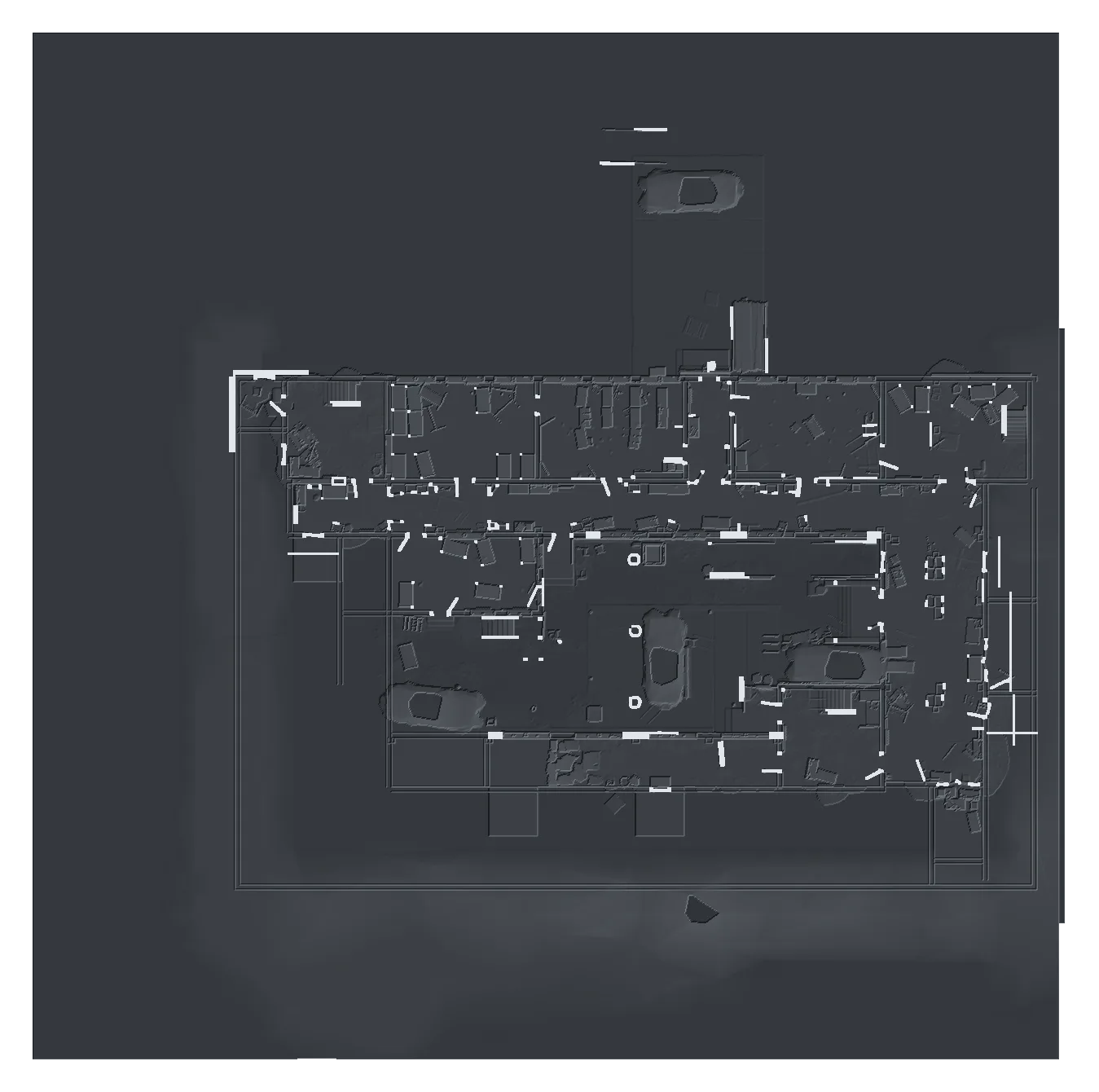 Russian Building ground floor top-down plan