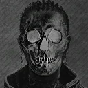 Serine portrait when dead